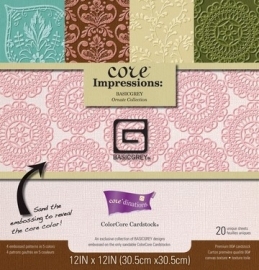 Core   impression paperblock  Grey    krs. 8016  30,5x30,5