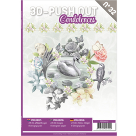 3-D Push out no 01 art. 3DPO10032 condoleance tijdelijk uitverkocht