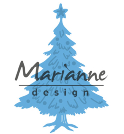 Marianne Design Tiny's Christmas tree with decorated LR0491