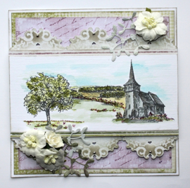 Joy Crafts  Clearstamp landscape 6410/0418