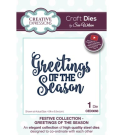Creative Expressions CED3068 Greetings of the Season