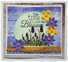 Joy Crafts Clearstamp art.6410/0306 spring flowers