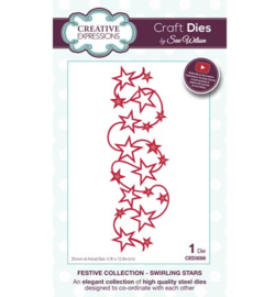 Creative Expressions CED3056 Swirling Stars