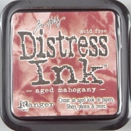 Distress Inkt Tim Holtz - Ranger   Art.  Krs. 0615 Aged Magahony