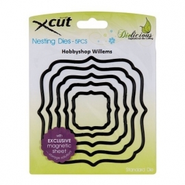 X CUT Nesting die f-it  art. 503009  Square   Parenthesis voorraad 2x Afhalen in onze winkel  € 10,95