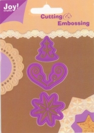 Joy Craft cutting en embossingstencil LL art.6002-0017