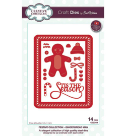 Creative Expressions CED3114 Gingerbread Man