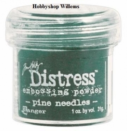 distress pow. Tim Holtz./ Ranger Pine Needles. krs.art.            op voorraad aanwezig afhaalkorting 10%