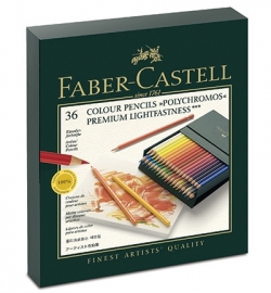 Faber Castell Polychrome kunstenaars potloden in een STUDIO BOX  van een zeer hoge kwaliteit              levering vanaf 5 sep. 2015