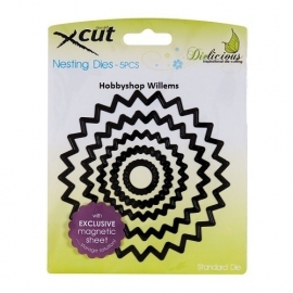 X CUT Nesting die f-it  art. 503011  Spiro Circle  voorraad 2x   (Afhalen in onze winkel € 10,95 )