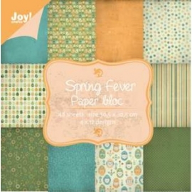 Joy paperbloc art. 6011/0707 Spring for ever 30,5x30,5cm 25% korting