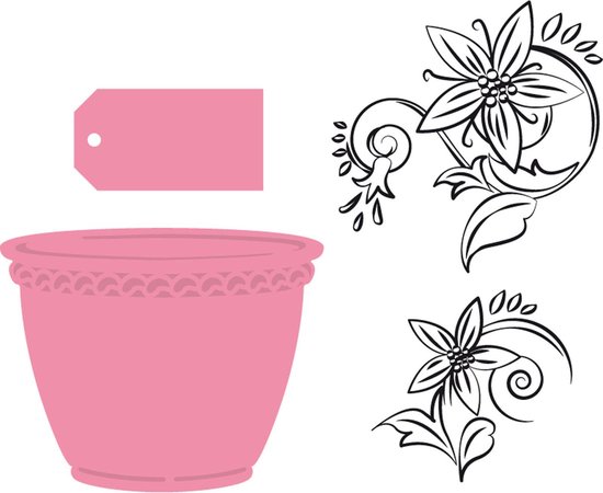 col 1345 bloempot
