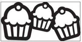 EK succes Large Chain  punch   Cupcake Chain all. art.54-50023 voorraad 2x