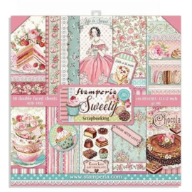 Stamperia paperpad Sweetij 30,5x30,5cm art. SBBL78