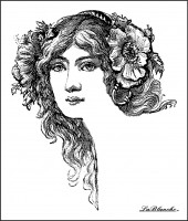La Blanche art.. LB 1287 Floral Hair do op voorraad