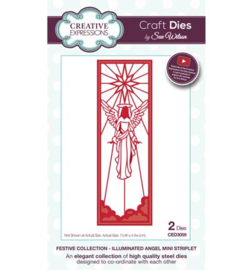 Creative Expressions CED3059 Illuminated Angel Mini Striplet