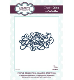 Creative Expressions CED3028 Seasons Greetings