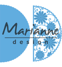 Marianne Design Anja's flower demi circle LR0517