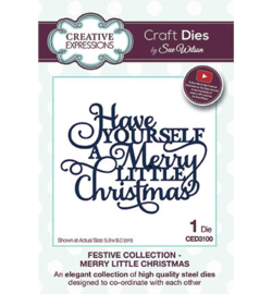 Creative Expressions CED3100 Merry Little Christmas