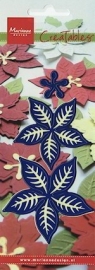 Creatable poinsetta recht        art.LR 0122