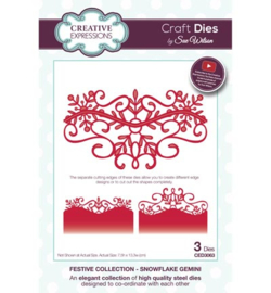 Creative Expressions CED3063 Snowflake Gemini