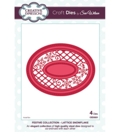 Creative Expressions CED3021 Lattice Snowflake