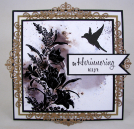 Joy Crafts clears stamp Wild Flowers art 6410/0095