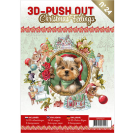 3-D Push out no 24 art. 3DPO10024 Christmas Feelings