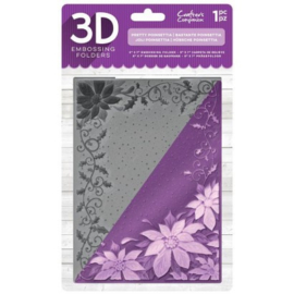 Crafters Companion 3d embossingfolder Pretty Poinsetta