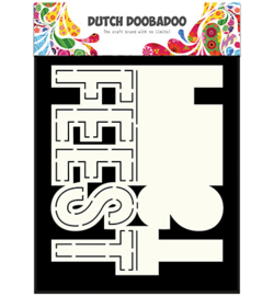 Dutch DooBaDoo 470713639 Card Art Text 'Feest'