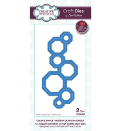 Creative Expressions CED8402 Modern Octagon Border