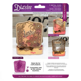 Diesire Create-a- Card  classique  Rose Easel art. DS-CAD-HENE