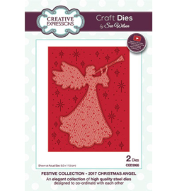 Creative Expressions CED3088 2017 Christmas Angel