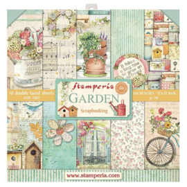 Stamperia paper pad Garden 30,5x30,5cm SBBL43