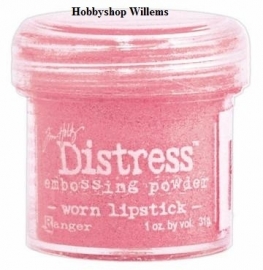 distress pow. Tim Holtz./ Ranger Worm Lipstick. krs.art.            op voorraad aanwezig afhaalkorting 10%