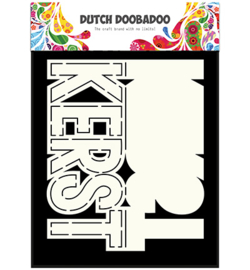 Dutch DooBaDoo 470713638 Card Art Text 'Kerst'