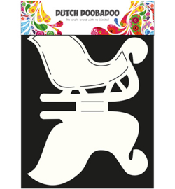 Dutch DooBaDoo 470713506 Dutch Card Art Sleigh