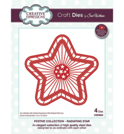 Creative Expressions CED3094 Radiating Star