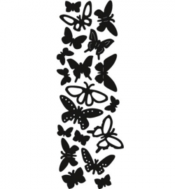 Marianne design CR 1354 vlinders