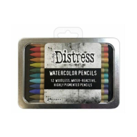 Distress watercolor pencils inh. 12stuks ar-tdh76643  12 stukst.