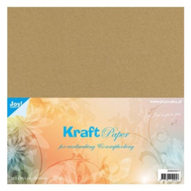 Joy Crafts  Kraft papier bruin 220gram 20 vel art.8089/0217