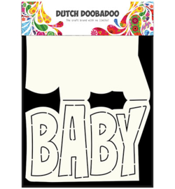 Dutch DooBaDoo 470713647 Card Art Text 'Baby'