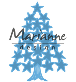 Marianne Design Tiny's Christmas tree with stars LR0490