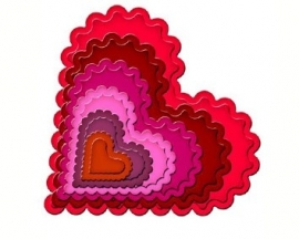 Spellbinder Classic Scalloped Heart art. s4-137