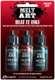 Ranger Melt art Heat it inks  art. SUD 32113 set van 3 flesjes