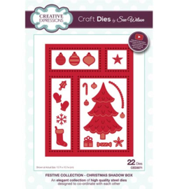 Creative Expressions CED3071 Christmas Shadow Box