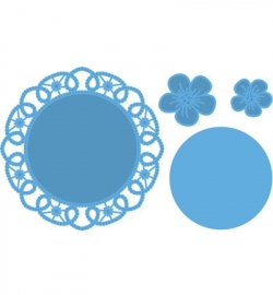 Marianne Design LR 0388  flower Doily  op voorraad