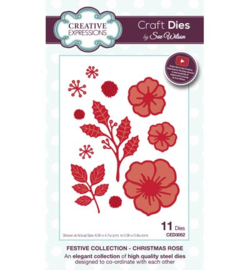 Creative Expressions CED3052 Christmas Rose