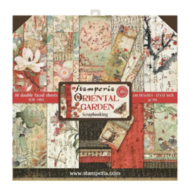 Stamperia paper pad Oriental  garden30,5x30,5cm art. SBBL58