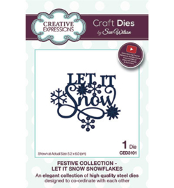 Creative Expressions CED3101 Let It Snow